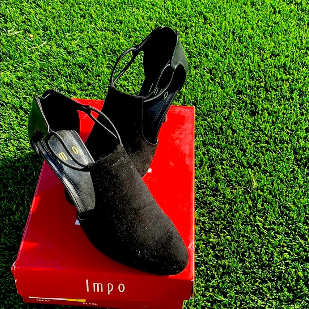 Brand New! IMPO Black Treat Heels. Brand New.